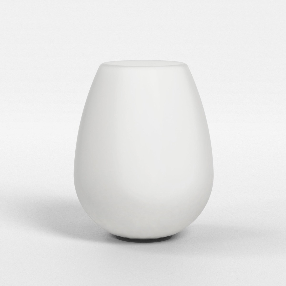 Tacoma Tulip White Opal Glass