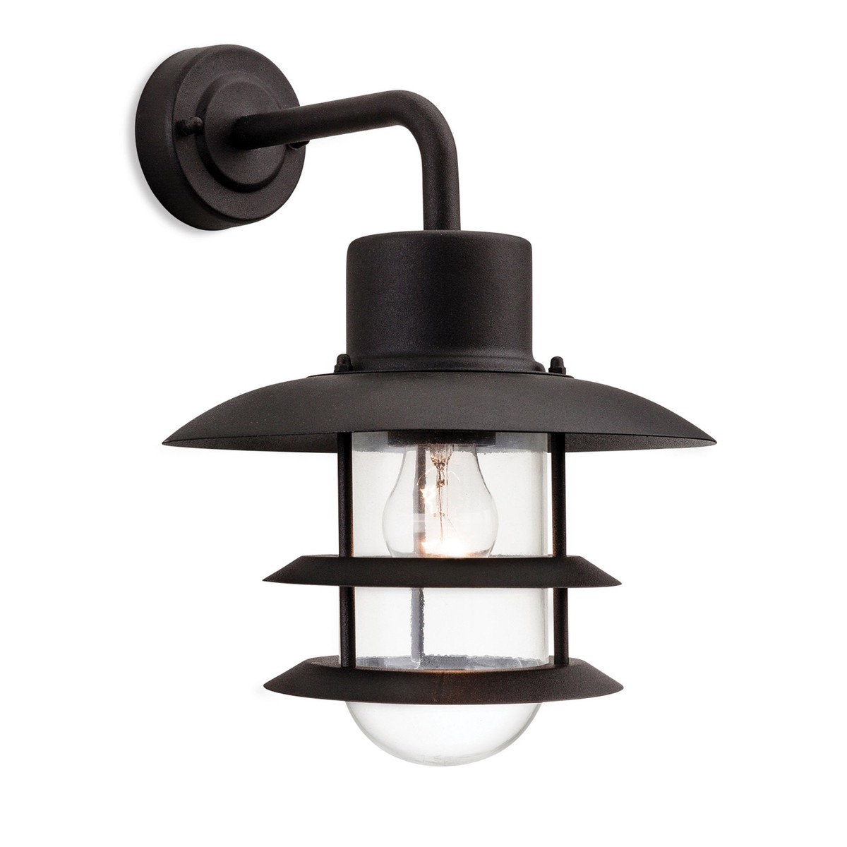 Austin Outdoor IP44 Wall Light in Black