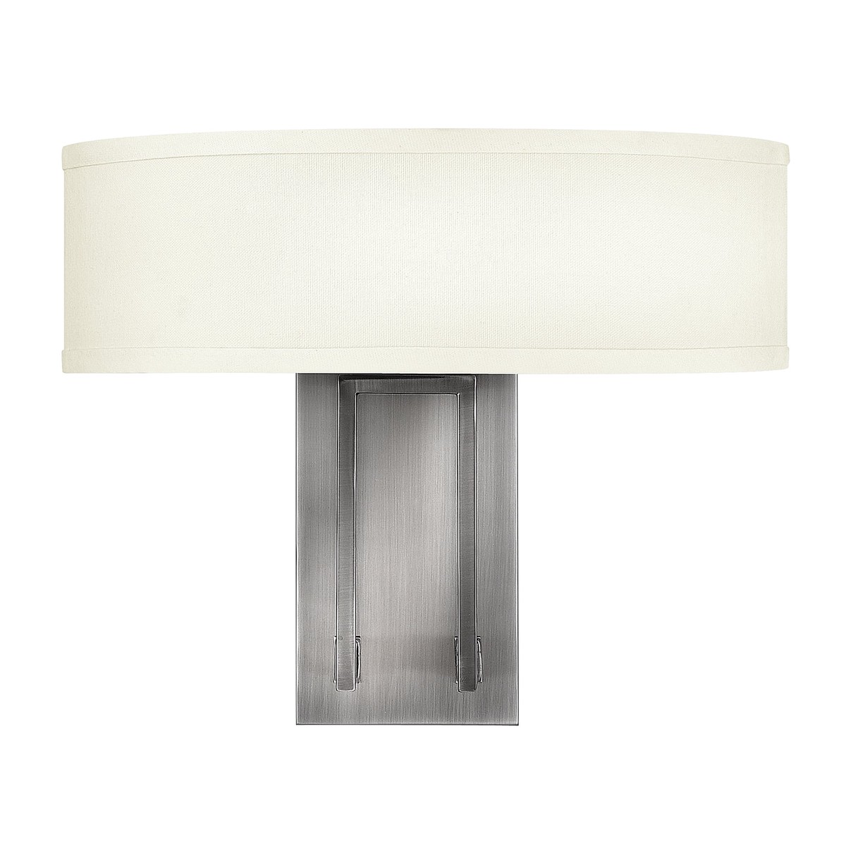 Hampton 2 Light Wall Light in Antique Nickel