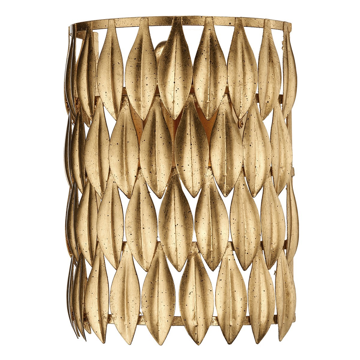 Volcano Wall Light in Gold Leaf