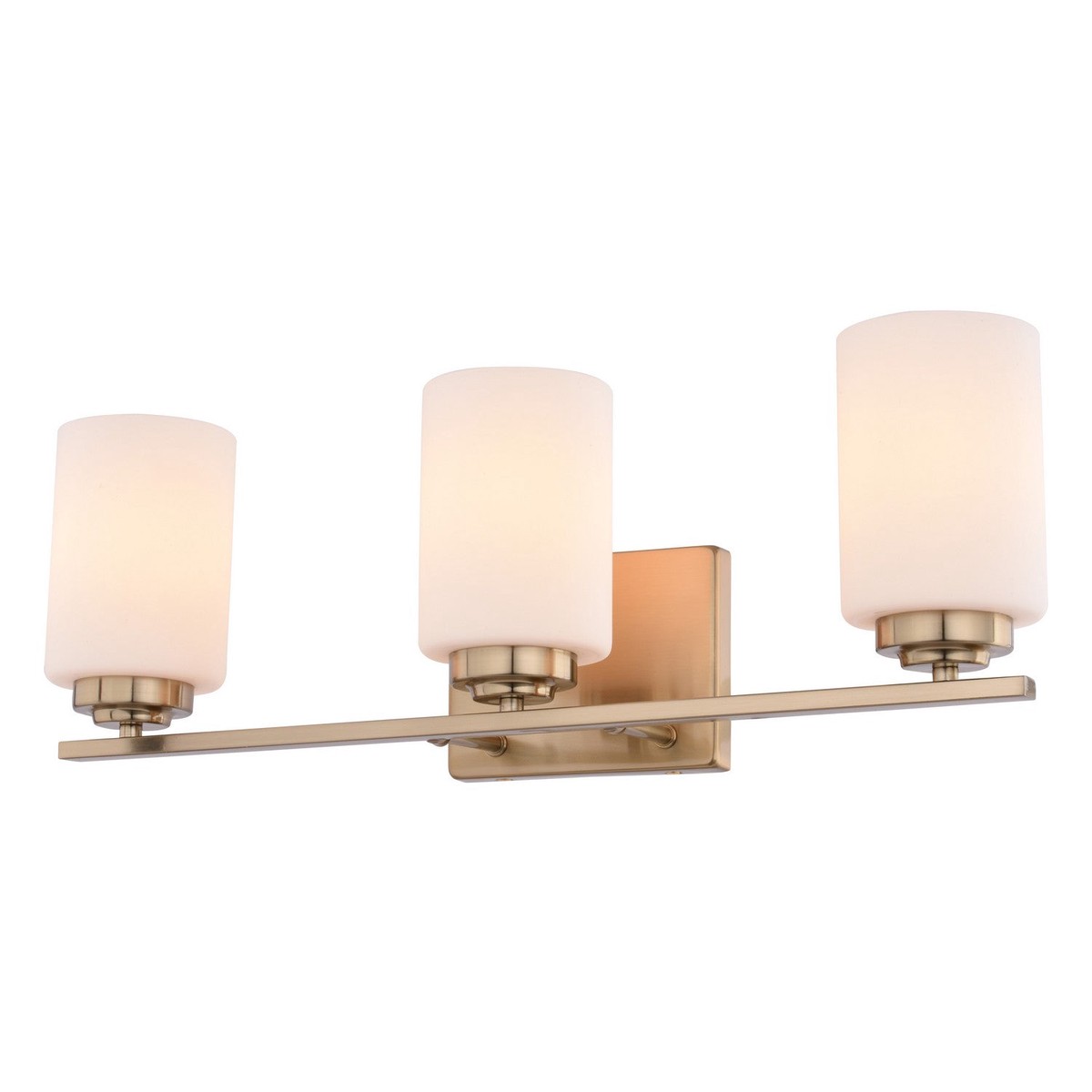 Park Ridge Three Light Vanity Champagne Gold