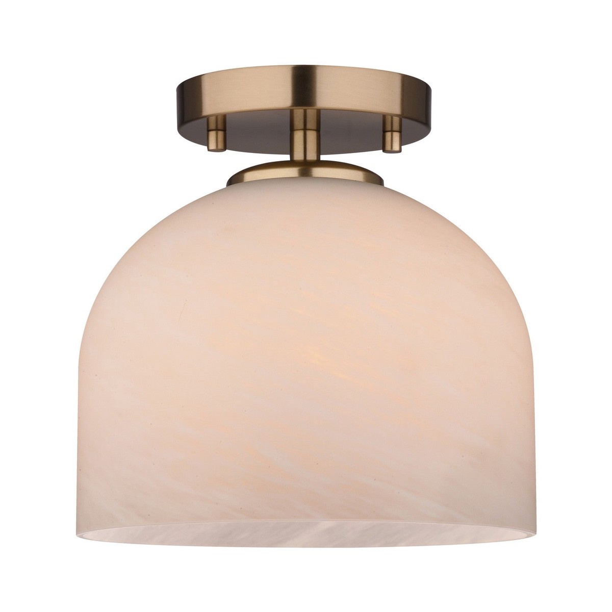 Shelby One Light Semi-Flush Mount Champagne Gold