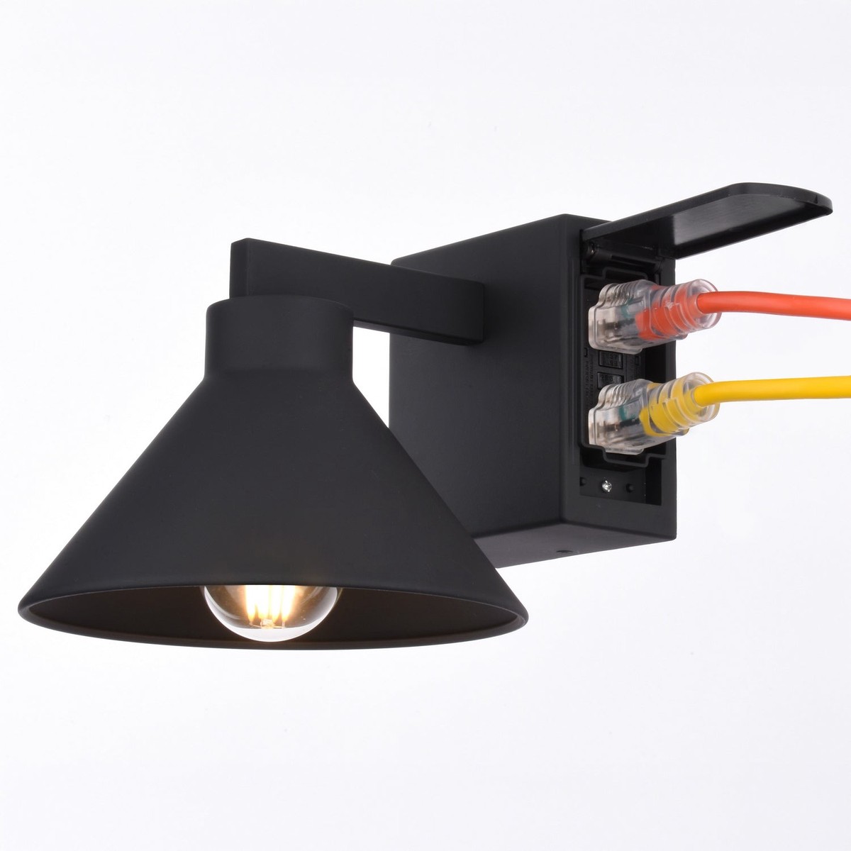 Sumner One Light Outdoor Wall Mount Matte Black