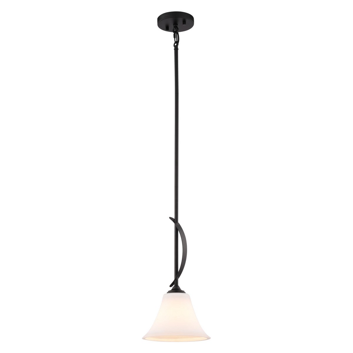 Willowbrook One Light Mini Pendant Matte Black