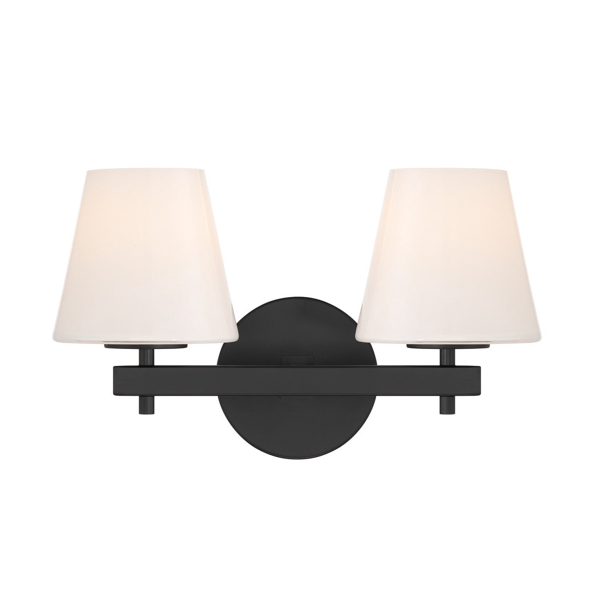 Colton Two Light Wall Sconce Black