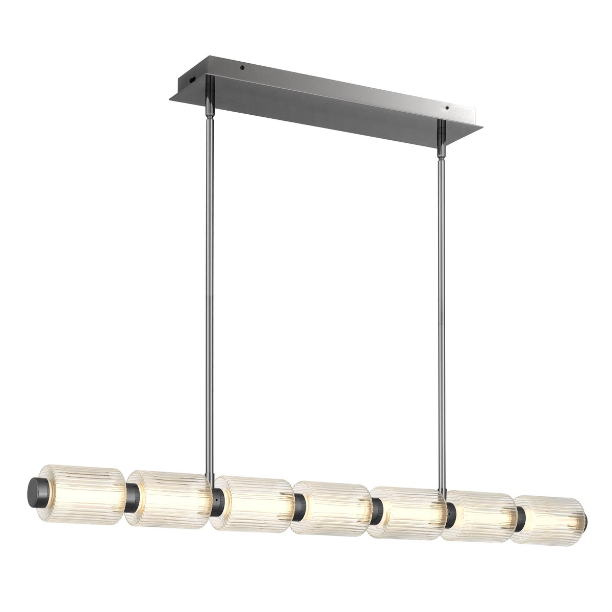 Turner LED Island Pendant Black Chrome
