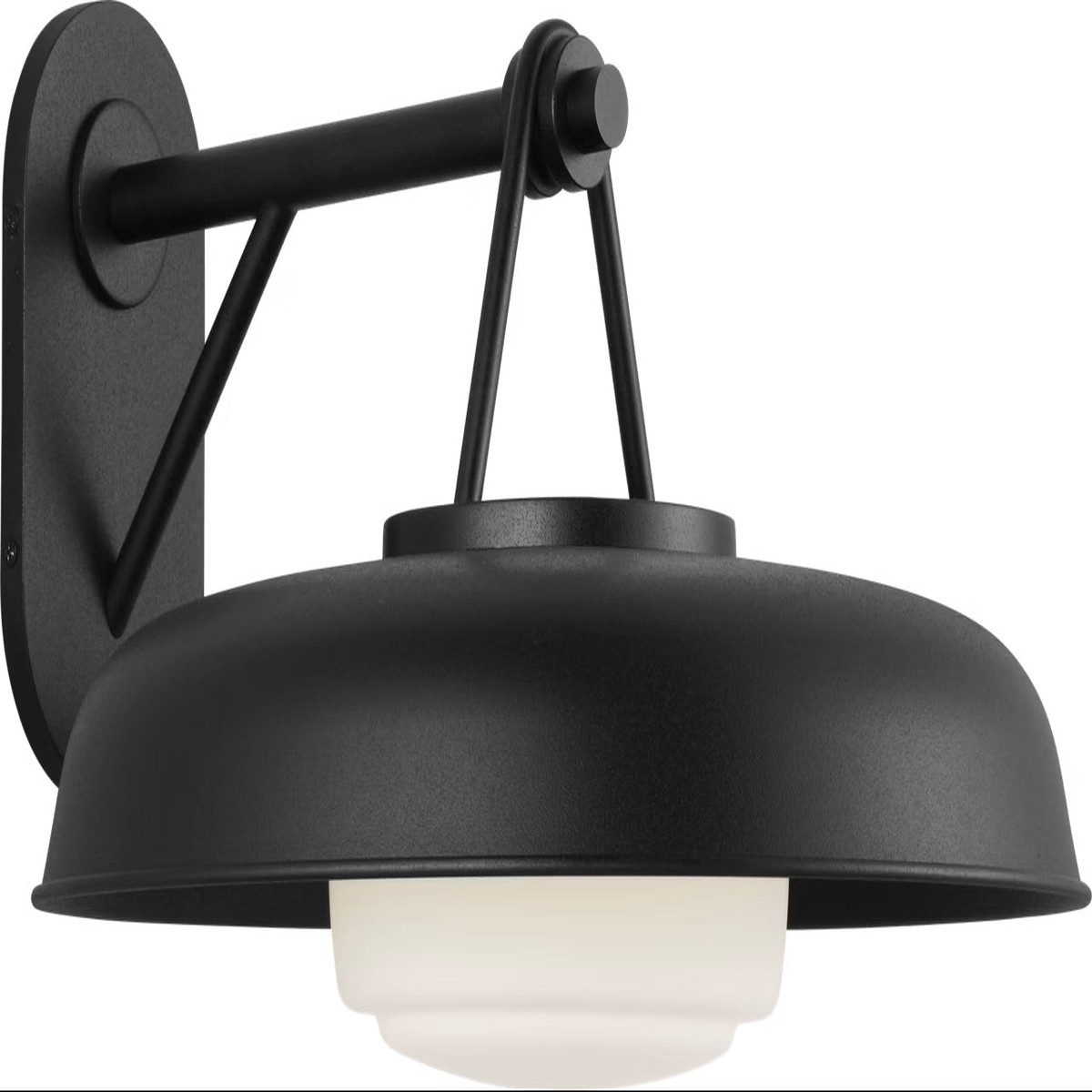 Hot Sale Liora One Light Wall Lantern Textured Black