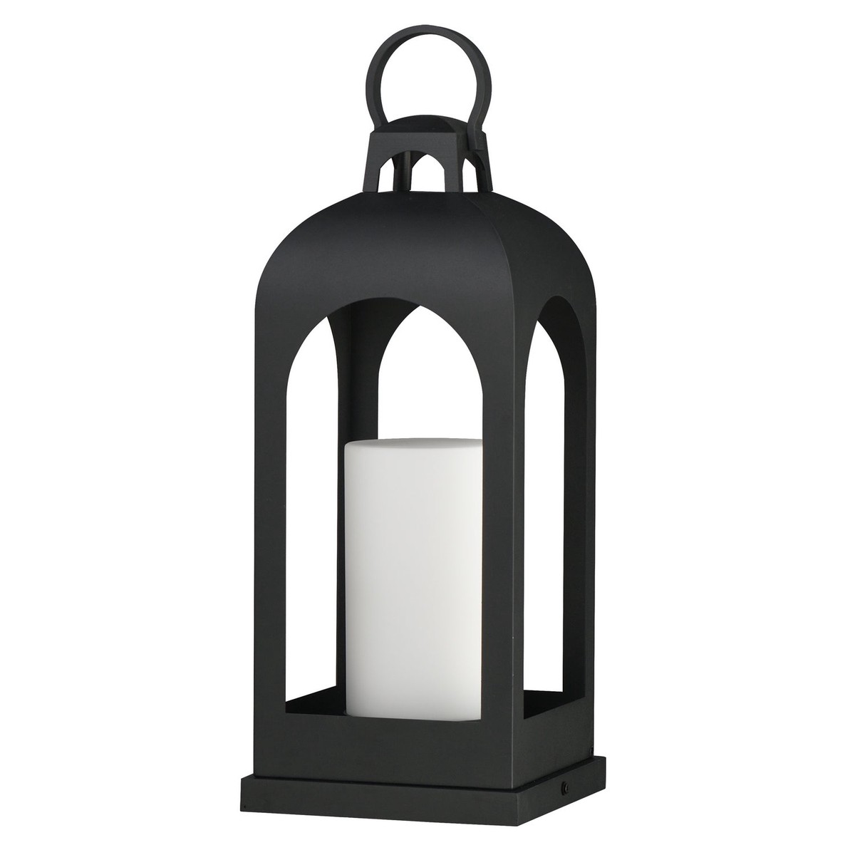 Marrakech One Light Deck Lantern Black
