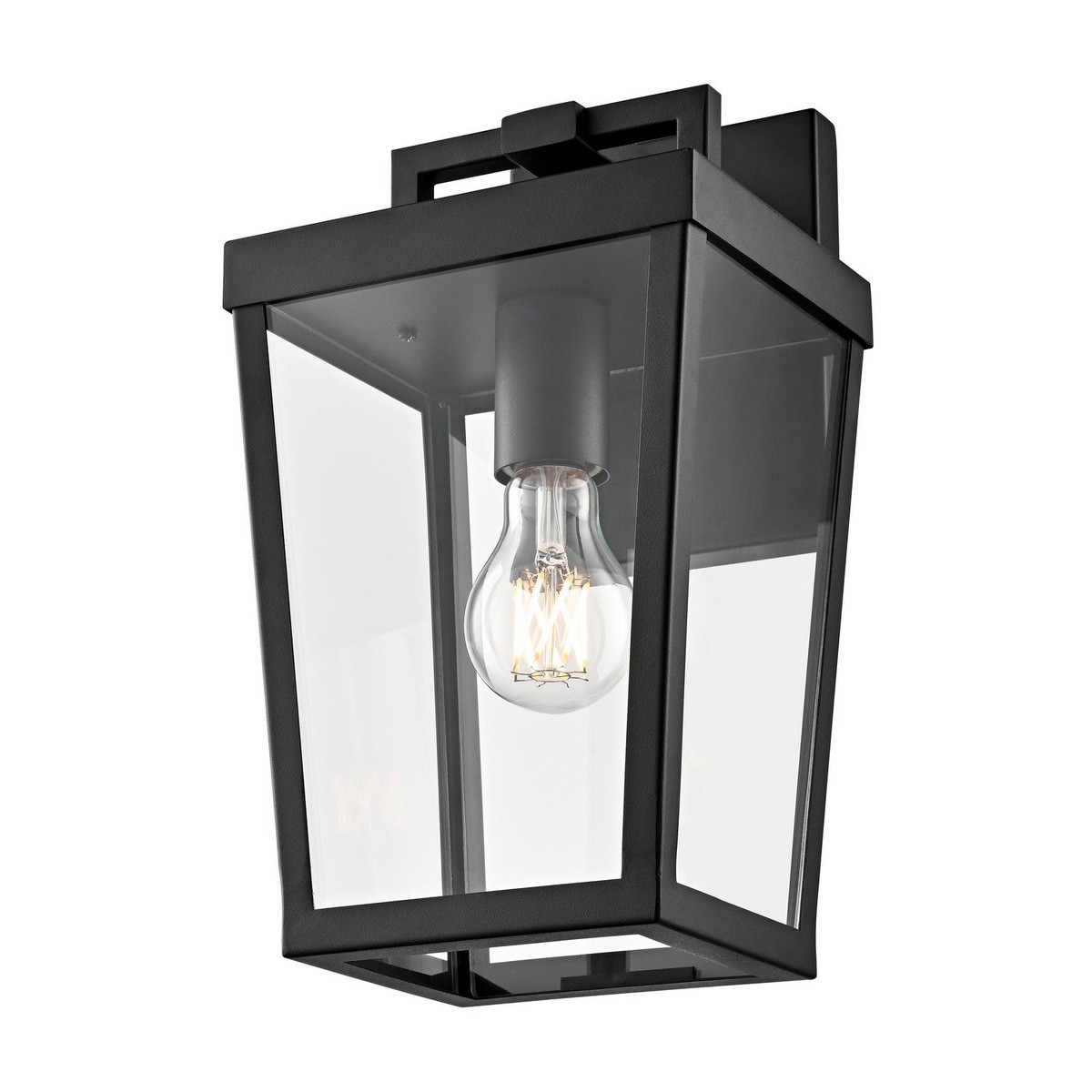 Banff One Light Outdoor Wall Sconce Black