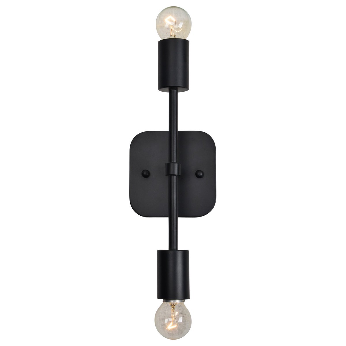 Albany Two Light Wall Sconce Black
