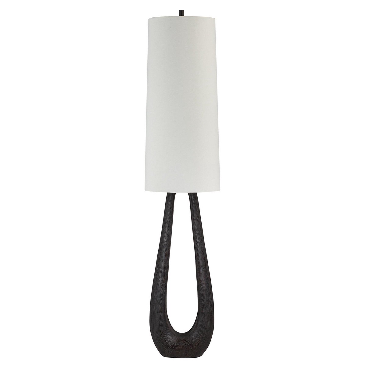 Cornelia Two Light Floor Lamp Dark Walnut