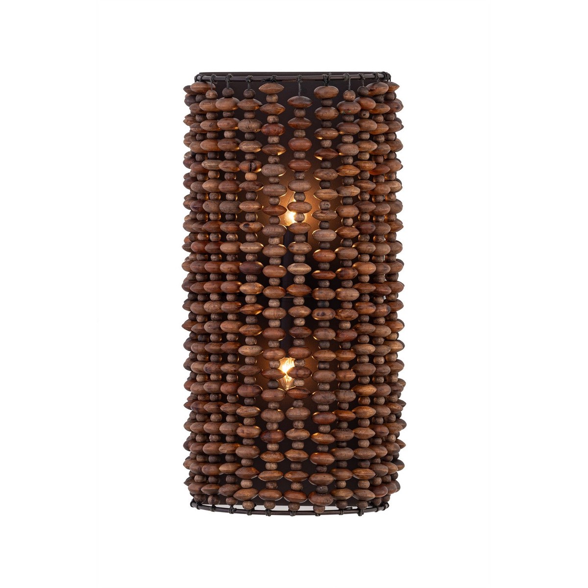 Beaudelle Two Light Wall Sconce Dark Bronze
