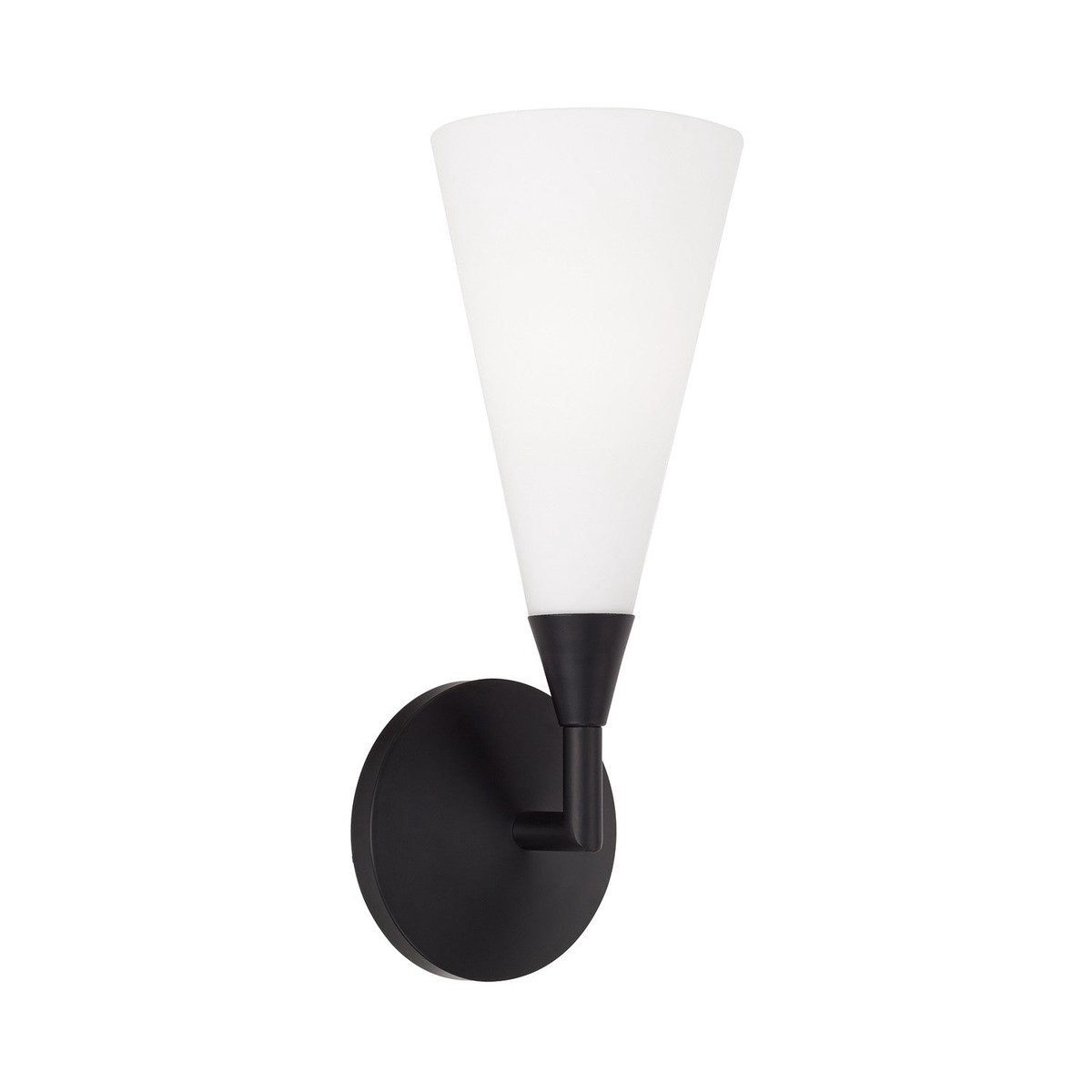 Gatsby One Light Wall Sconce Matte Black