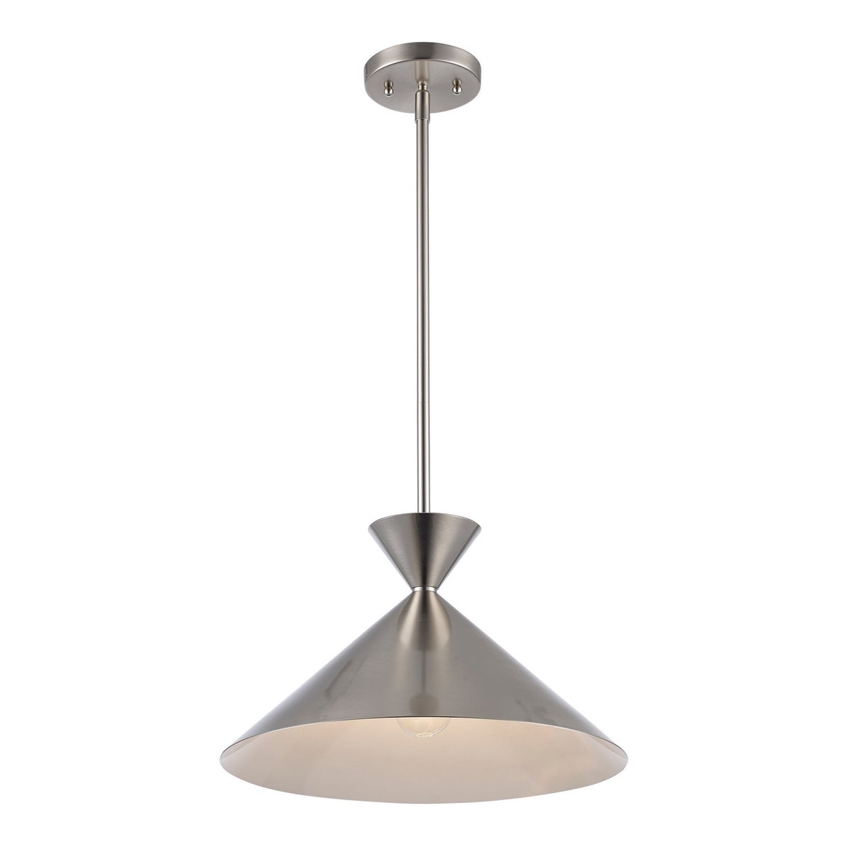 New Arrival One Light Pendant Brushed Nickel