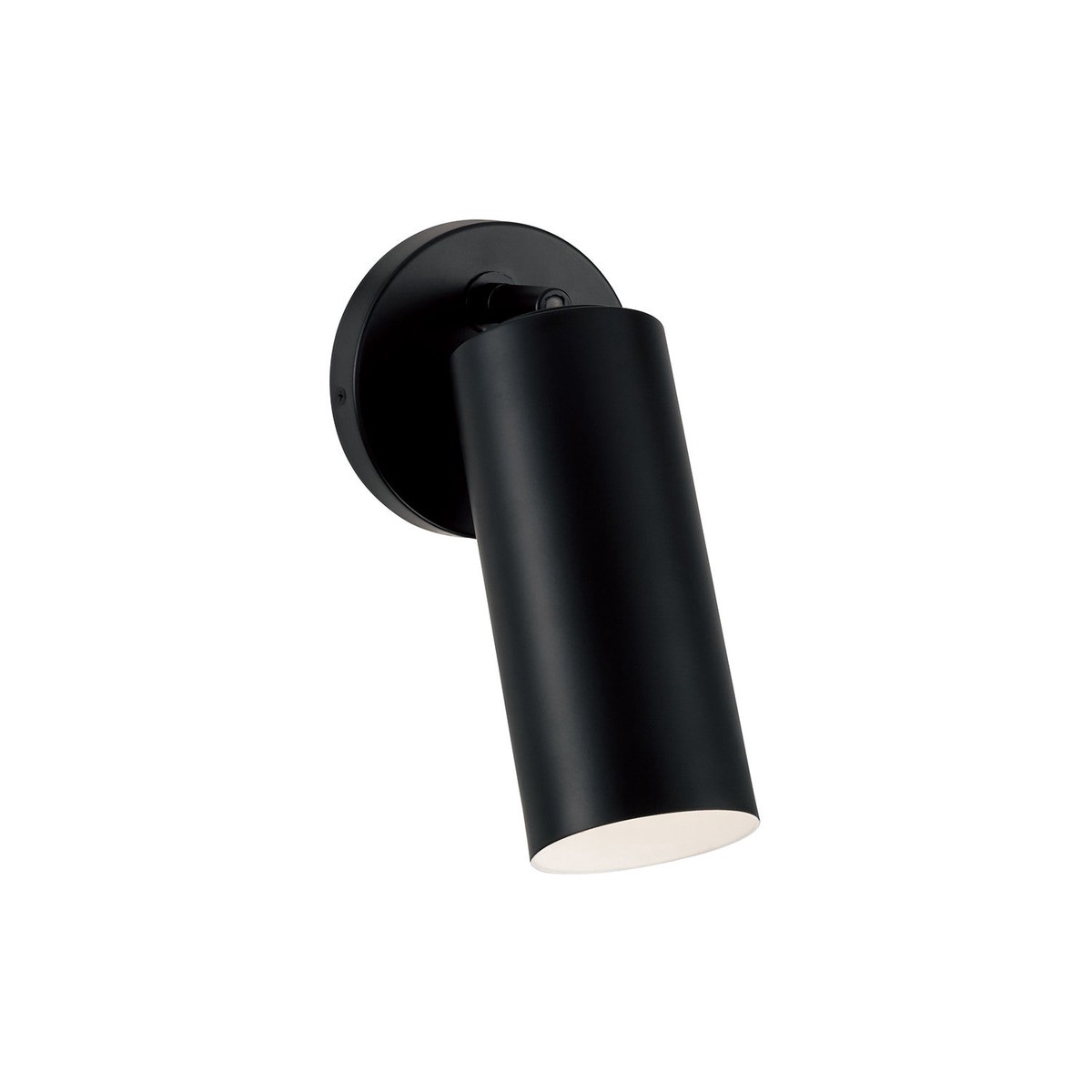 Robbie One Light Wall Sconce Matte Black