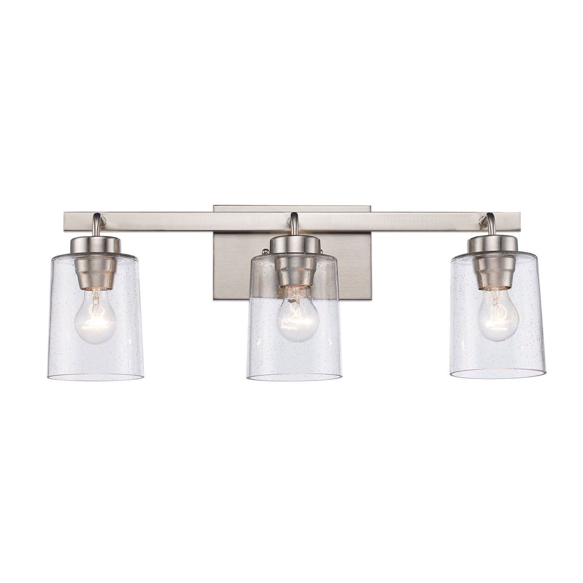 Three Light Bath Brushed Nickel