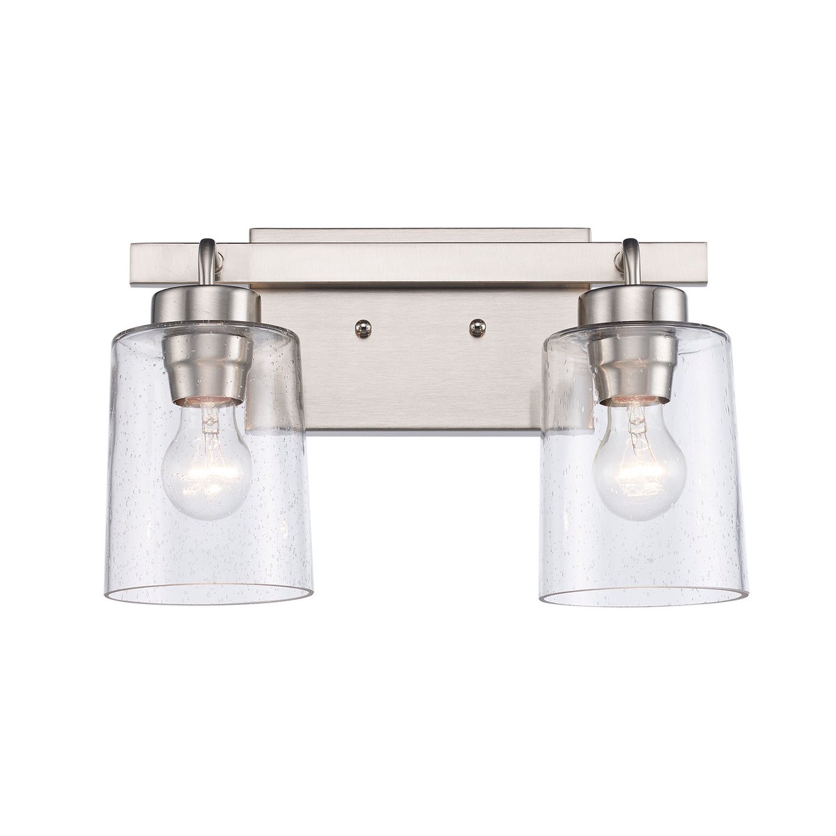 Two Light Bath Brushed Nickel