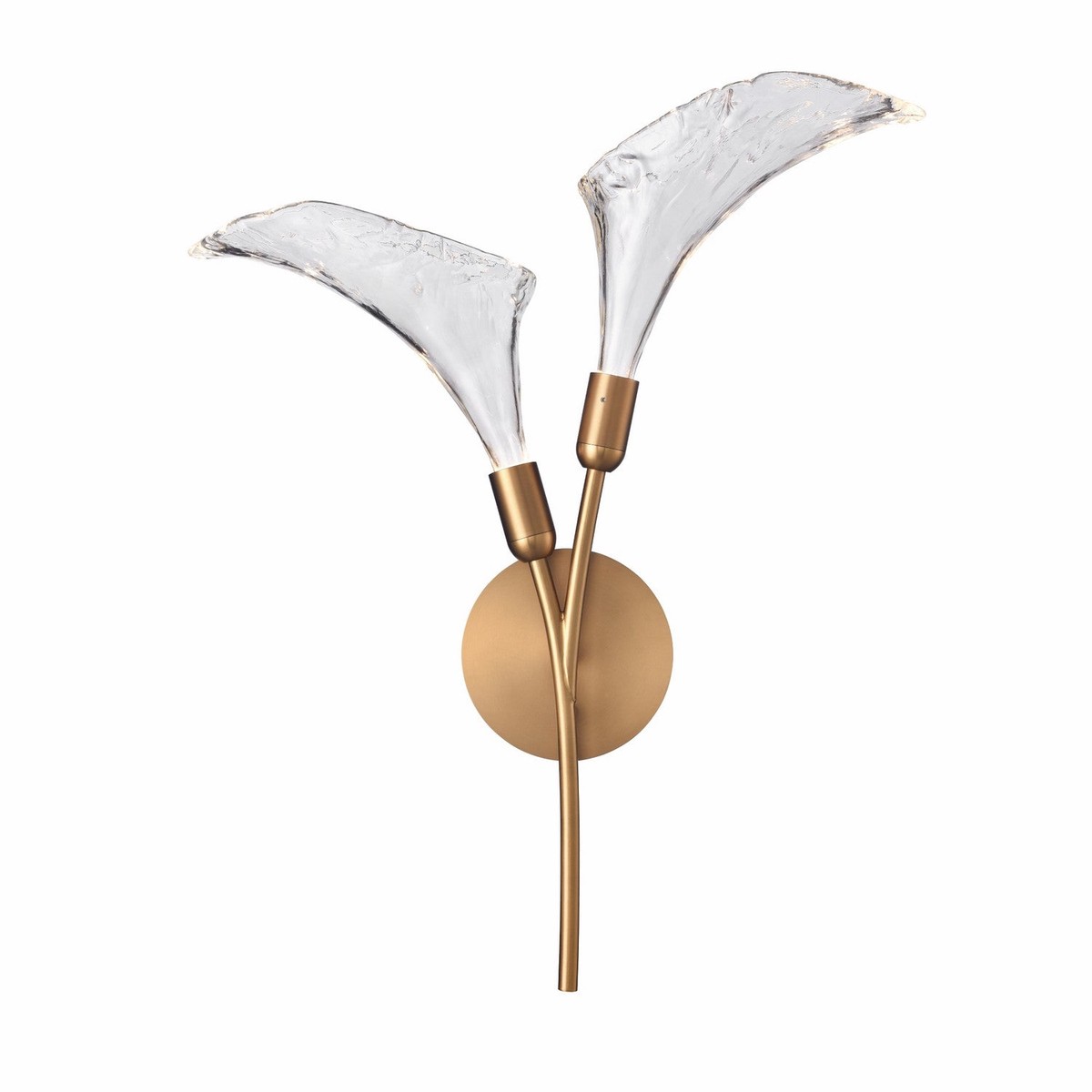 Calla LED Wall Sconce Satin Brass