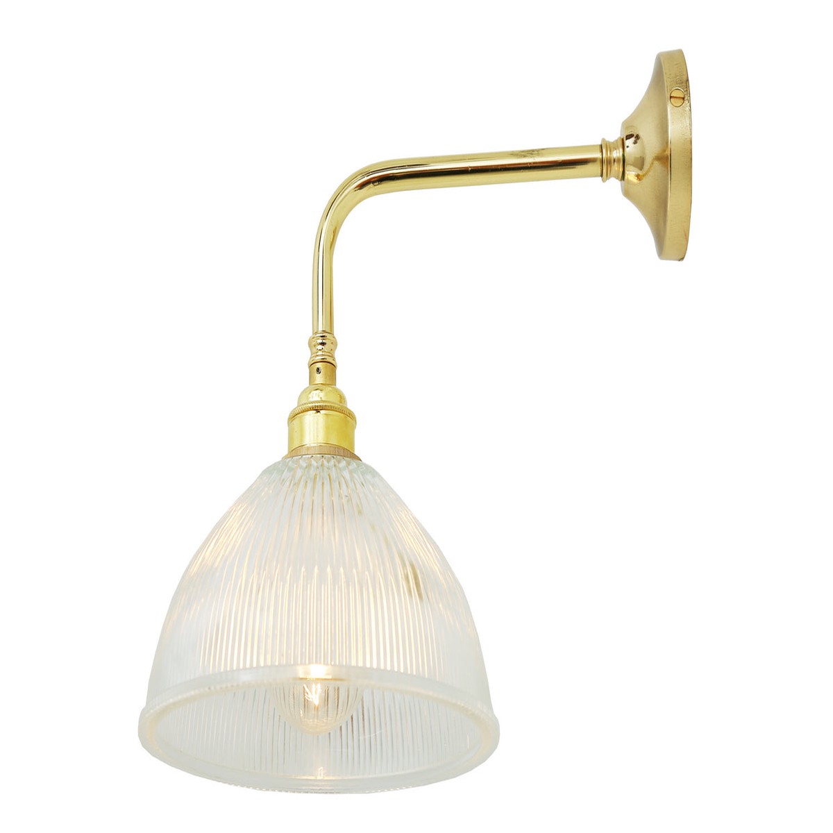 Dhaka One Light Wall Sconce Polished Brass