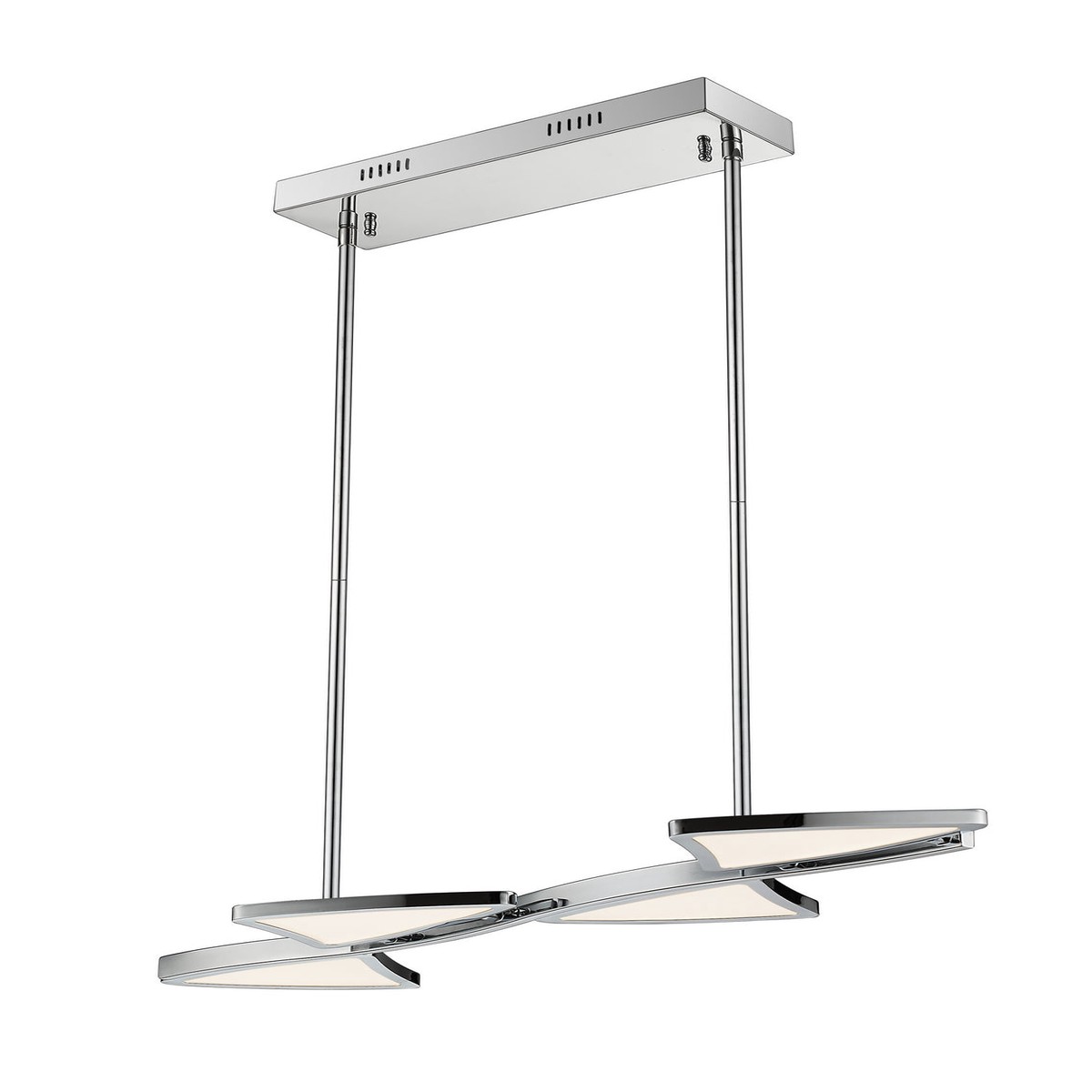 Aeon LED Linear Chandelier Chrome