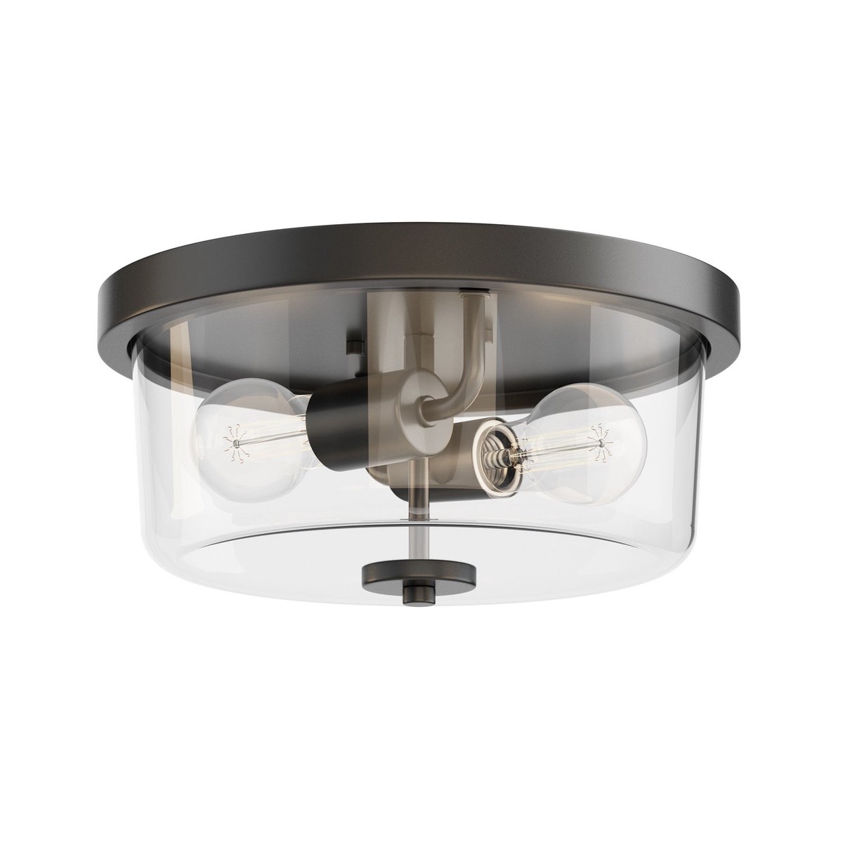 New Arrival Fuller Two Light Flush Mount Black