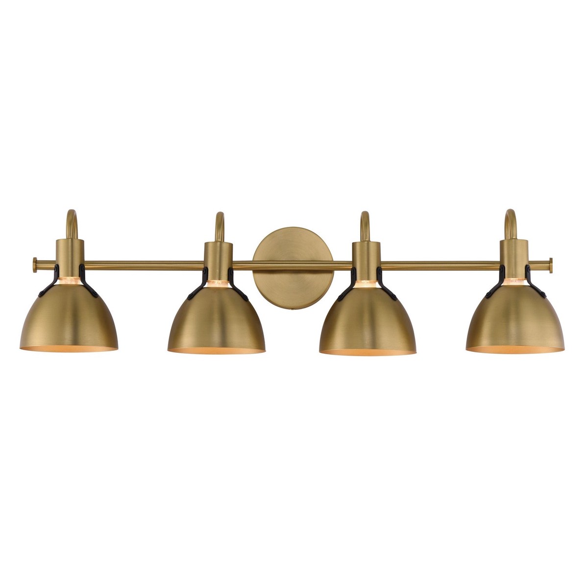 Dusk Four Light Wall Sconce Satin Brass