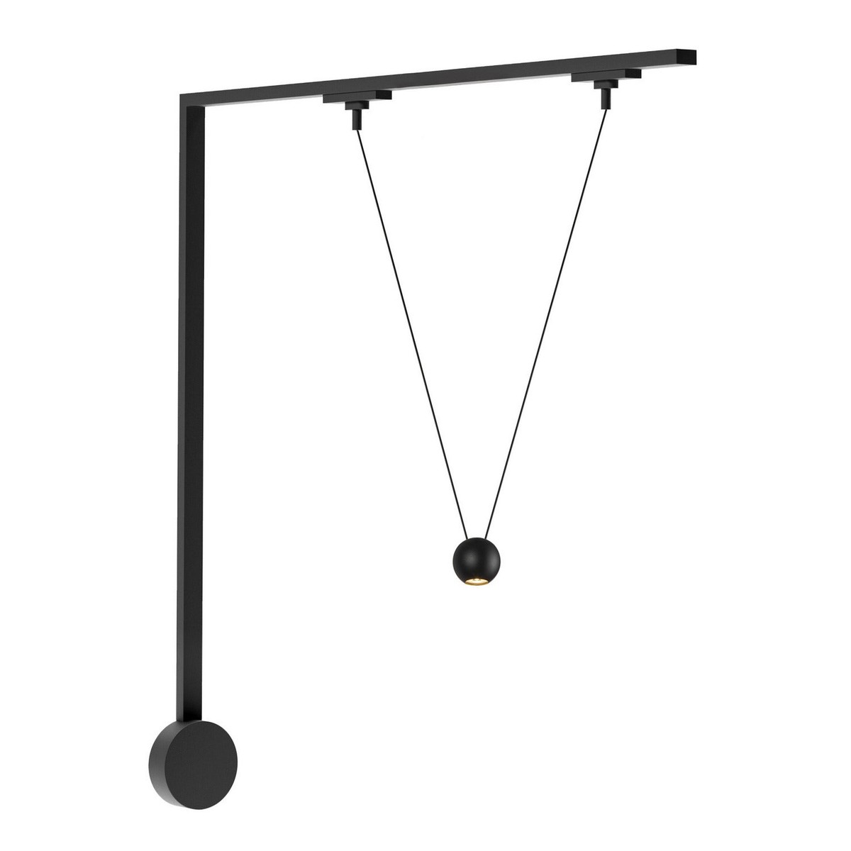 Faria Double LED Wall Kit Black