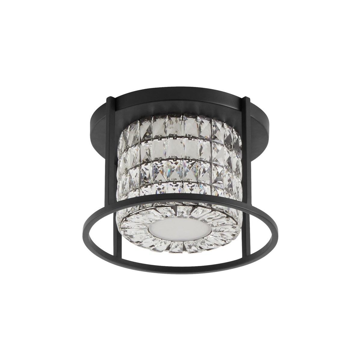 lan LED Ceiling Mount Black