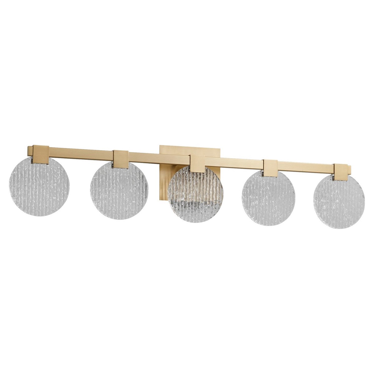 New Arrival Axiom LED Vanity Aged Brass