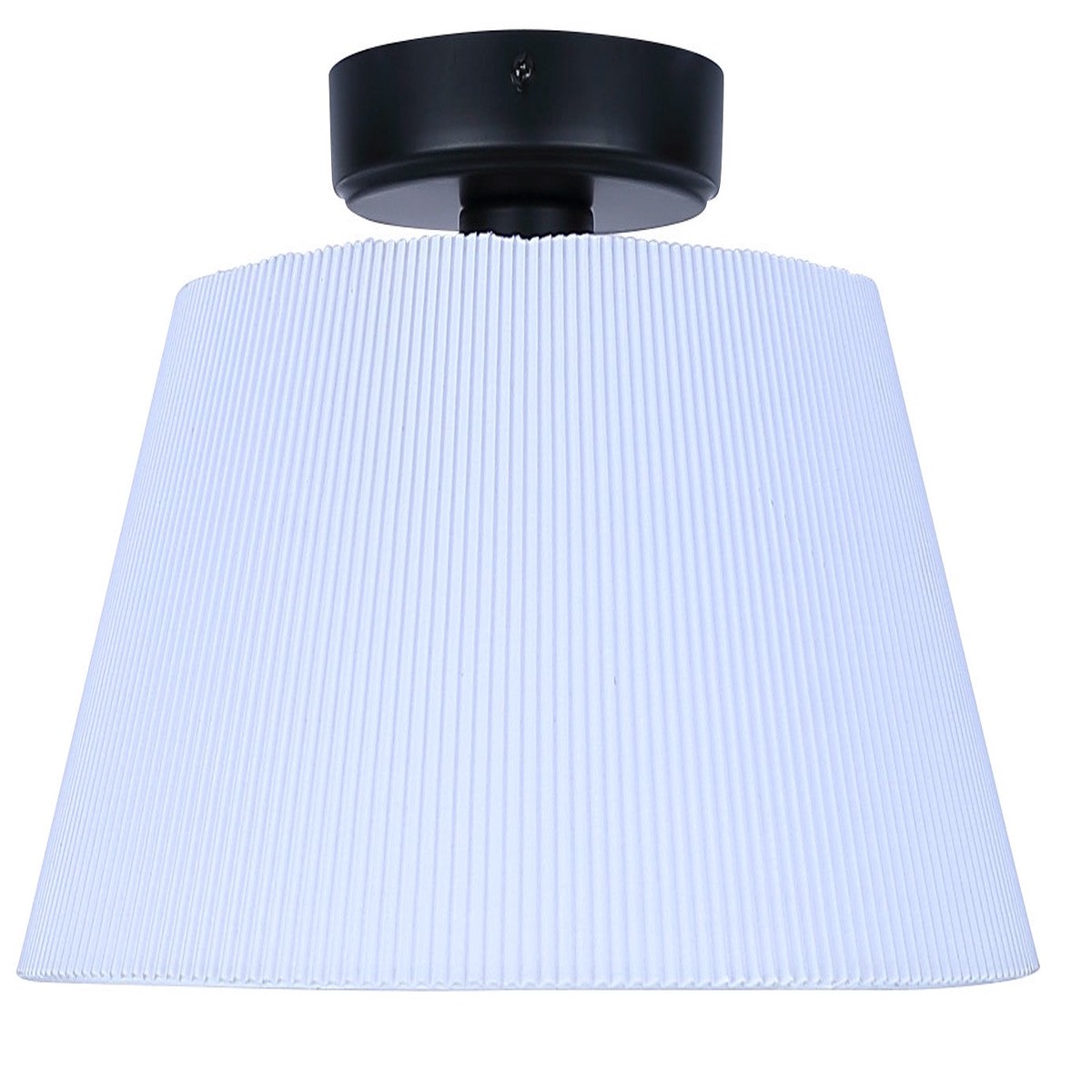Aspen One Light Flush Mount Black