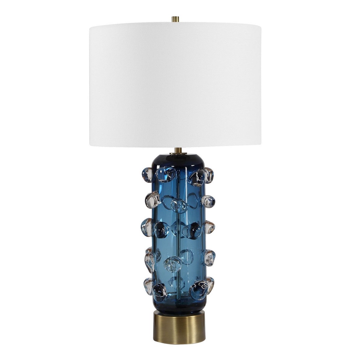Aura One Light Table Lamp Brushed Brass