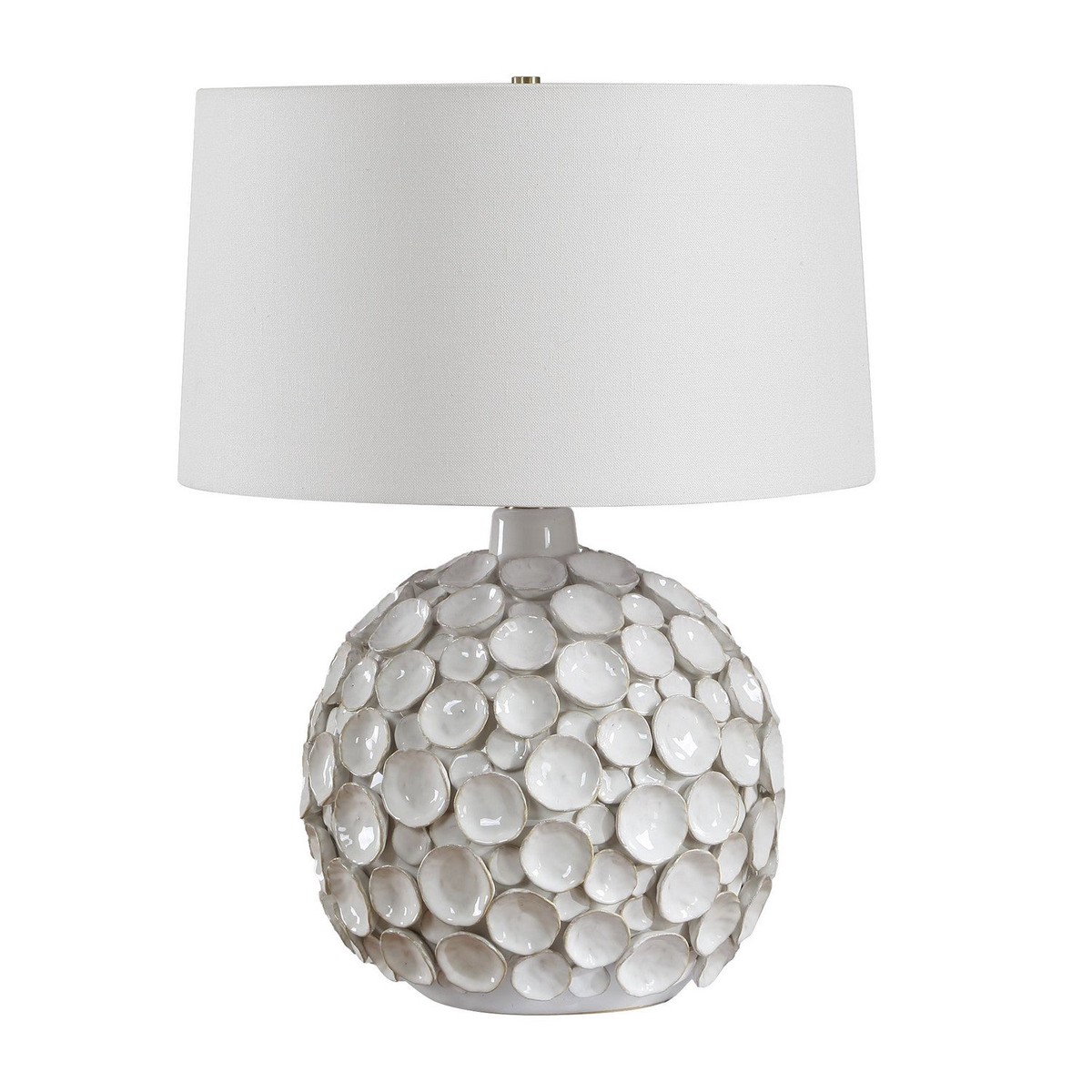 Hartley One Light Table Lamp Antique Brass