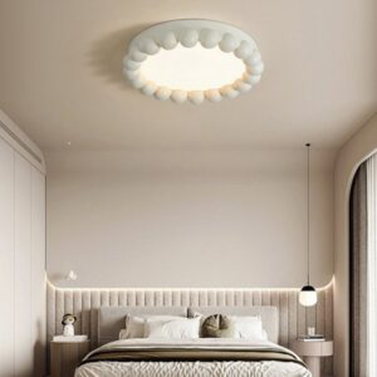 Luddoyar Bubble Rim Ceiling Lamp