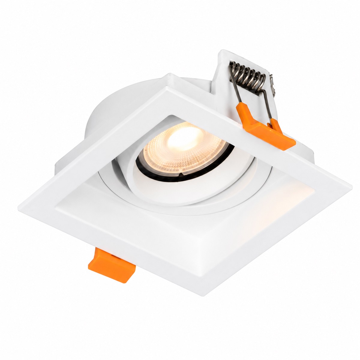 Square Recessed Downlight T2301 (White / Black)
