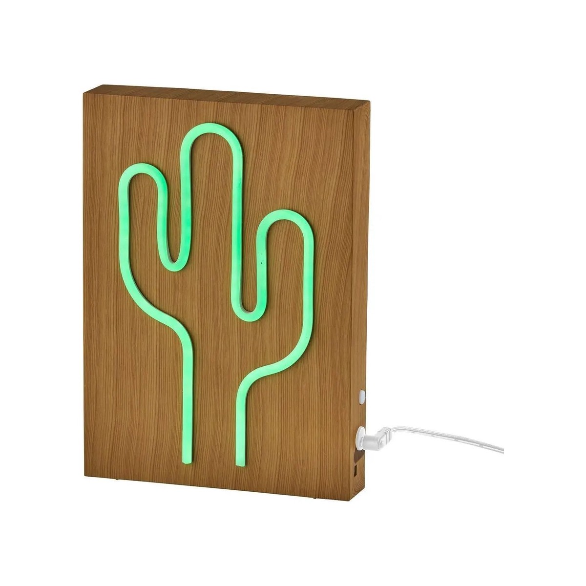 Neon Cactus LED Table/Wall Lamp
