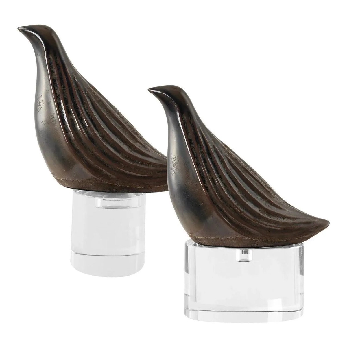 Nesting Bird Sculptures - Set of 2