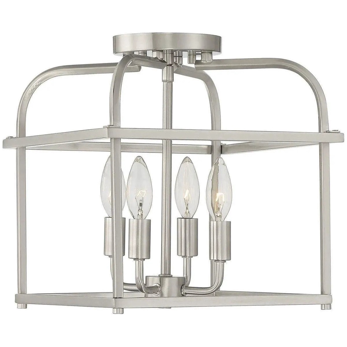 Four Light Semi Flush Mount by Meridian | Showroom Model