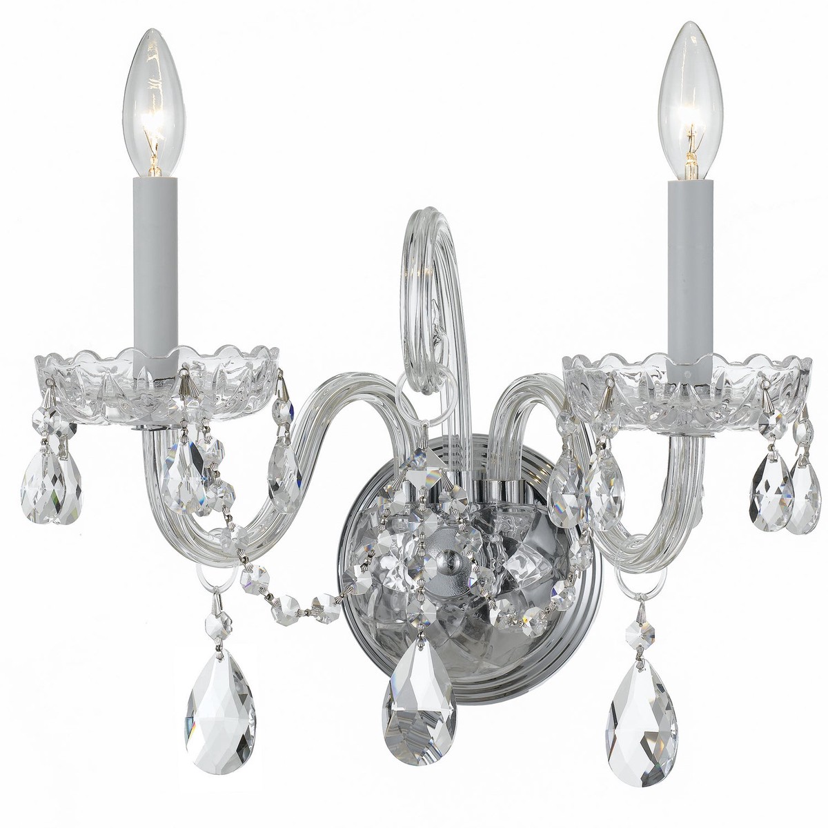 Traditional Crystal Wall Sconce - 1032