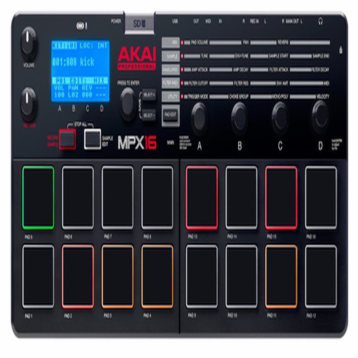 Akai MPX16 16 Pad Sample Recorder & Player