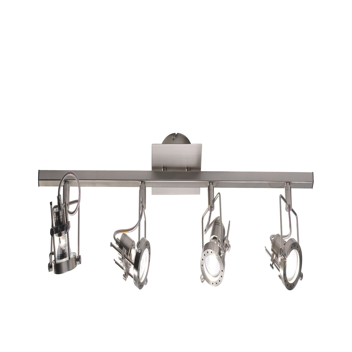Bauhaus 4-Light Bar Satin Chrome