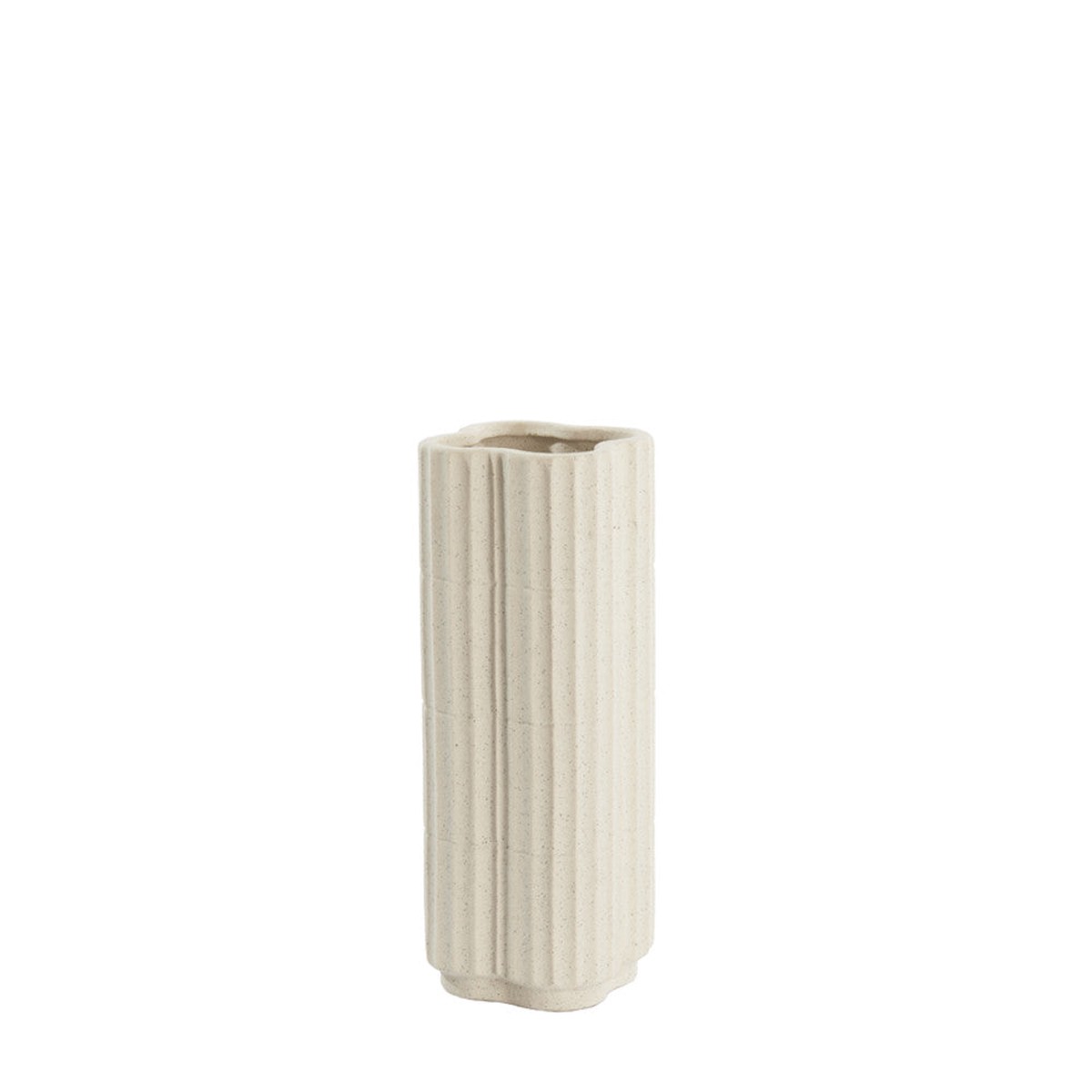 New Arrival Castor Ceramics Ecru Vase