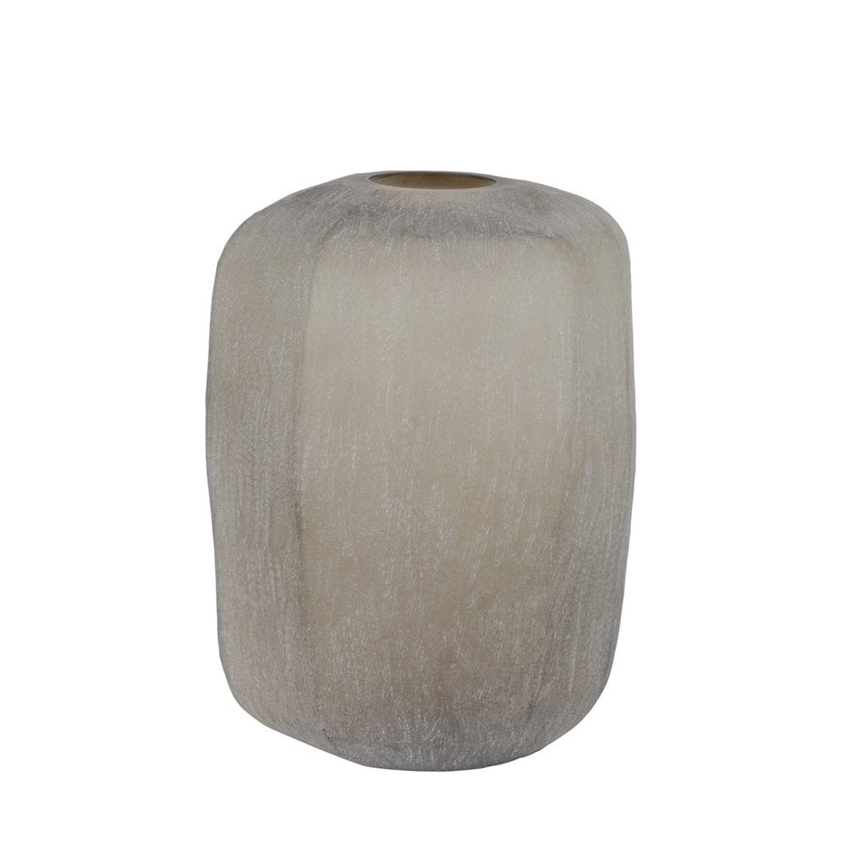 Pacengo Light Brown Glass Vase - Large
