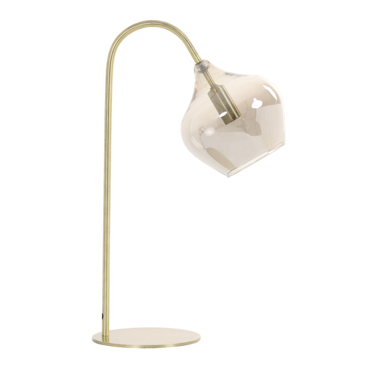 Rakel Antique Bronze & Smoked Table Lamp E14