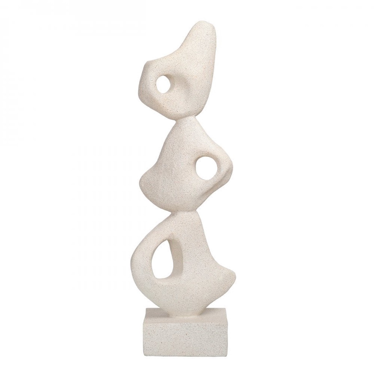 Aven Stacked Organic Forms Sculpture