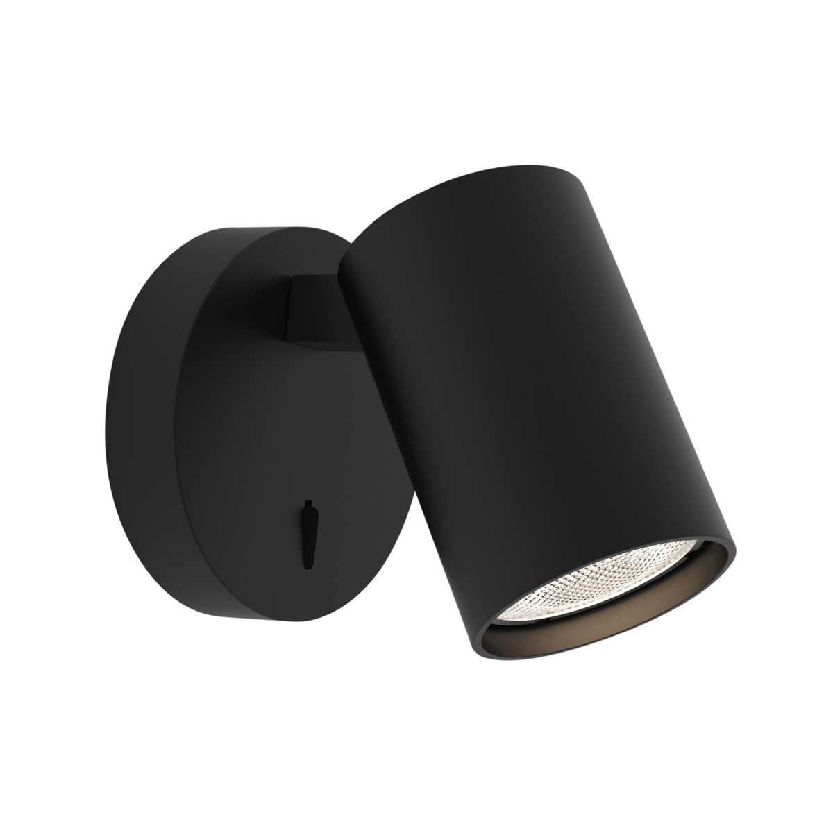 Ascoli Matte Black Single Switched Reading Light