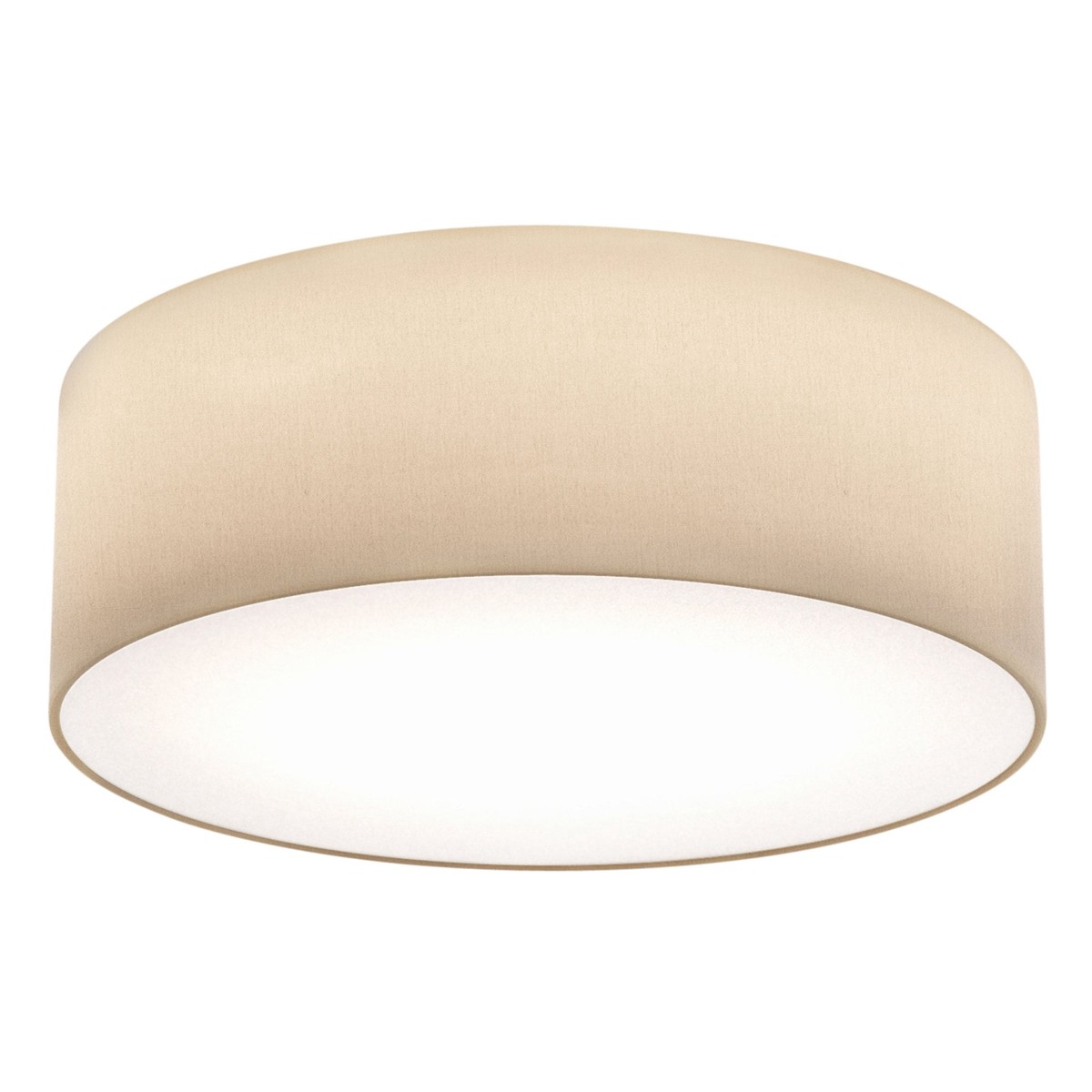 Cambria 380 Putty Fabric Flush Light