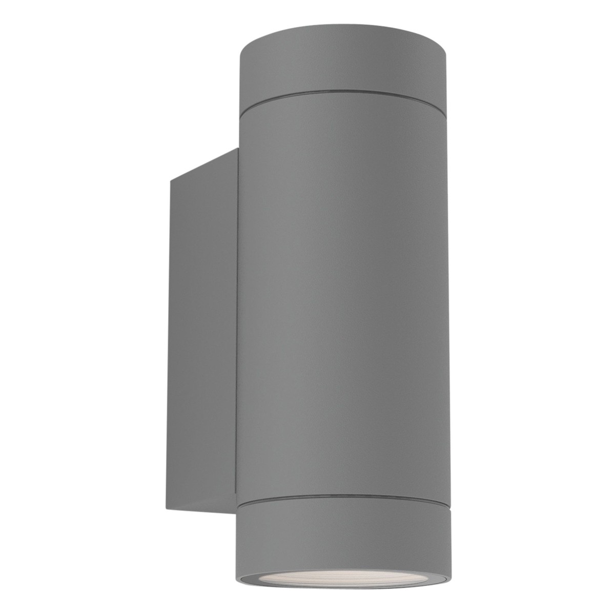 Dartmouth Twin Textured Grey Wall Light