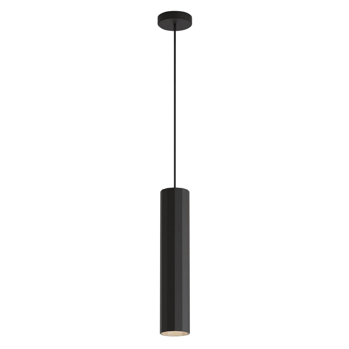 Hashira Matt Black Single Pendant