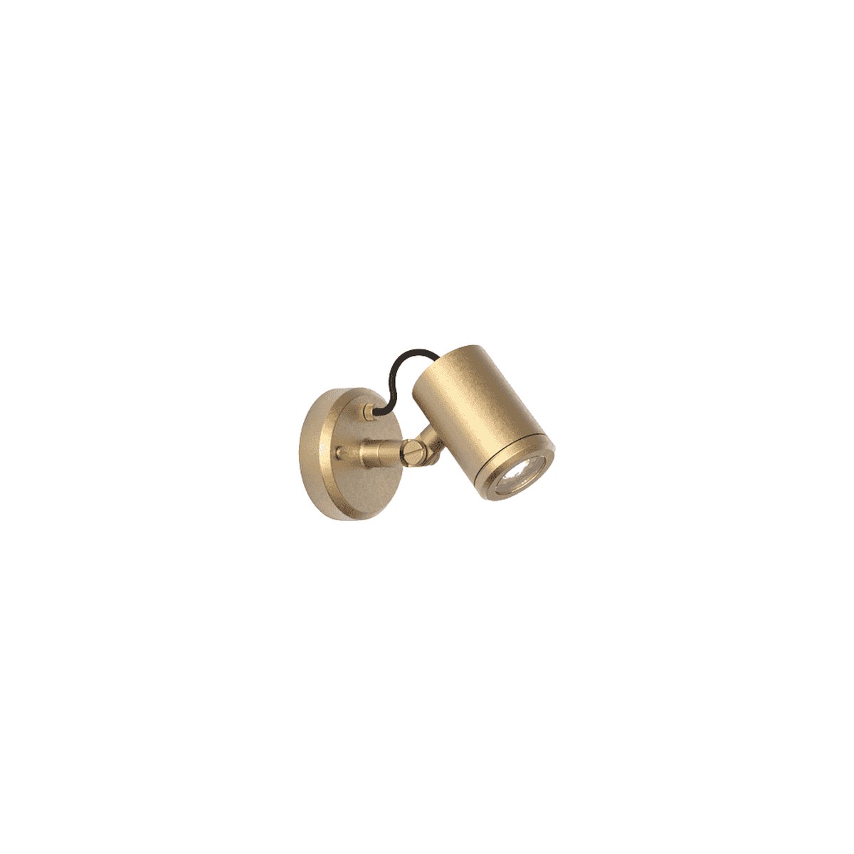 Jura Single Spotlight in Solid Brass