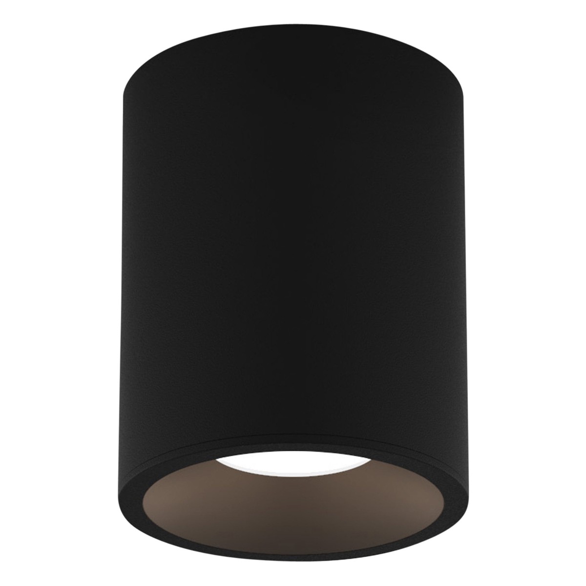 Kos Round 100 Textured Black Spotlight